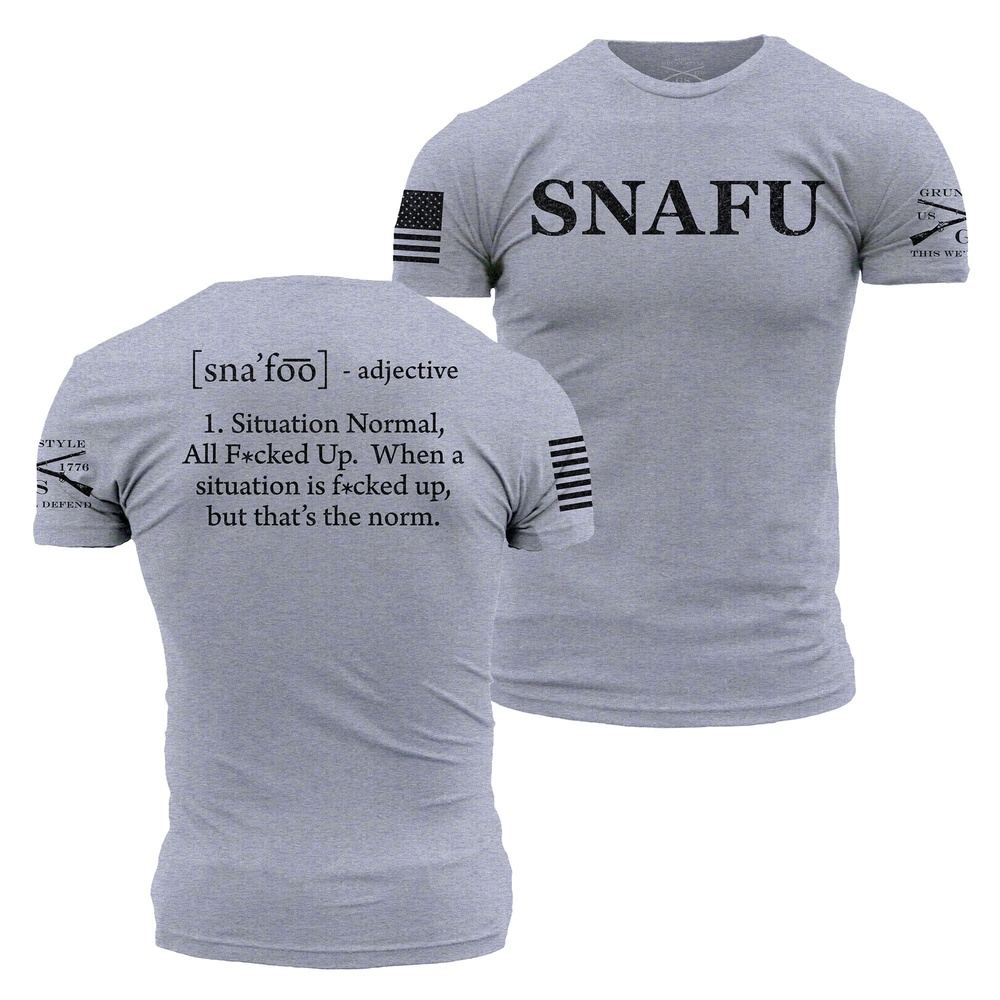 SNAFU T-Shirt - Heather Gray