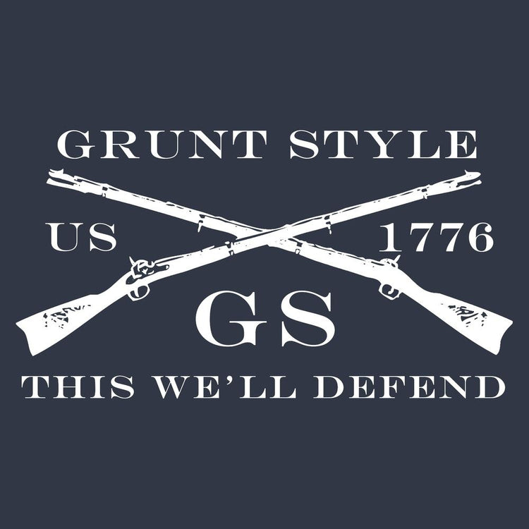 Stars and Stripes Navy Full  Logo Graphic | Grunt Style 