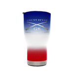30oz Red, White, and Blue Tumbler with Bottle Opener