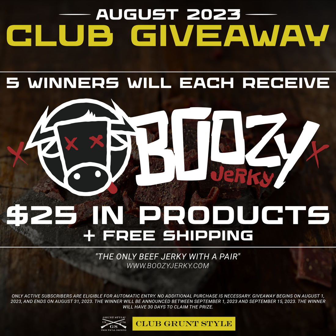 August 2023 Club Giveaway