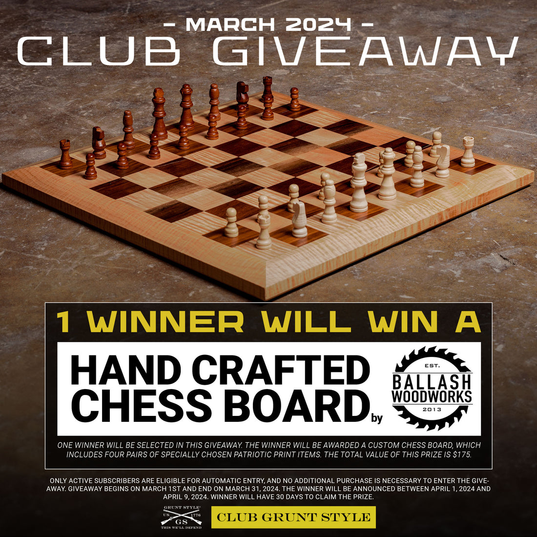 March 2024 Club Giveaway