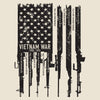 Grunt Style Vietnam War Rifle Flag - Sand artwork