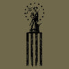 Grunt Style Minutemen T-Shirt - Military Green artwork