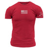 Grunt Style Freedom Flag T-Shirt - Red T-Shirt