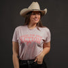 Grunt Style Women's Looking For Action Boyfriend Fit T-Shirt - Light Pink T-Shirt