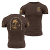 Grunt Style Work To Live T-Shirt - Heather Brown T-Shirt