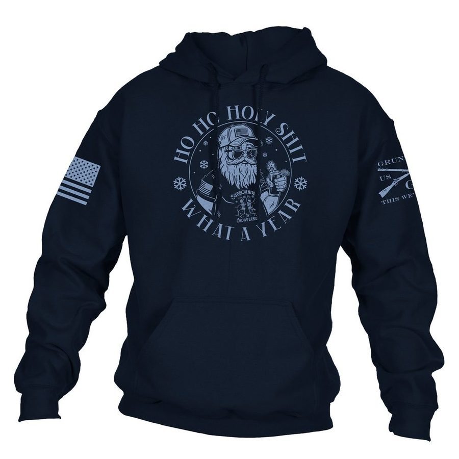 Grunt Style What A Year Hoodie - Navy hoodies
