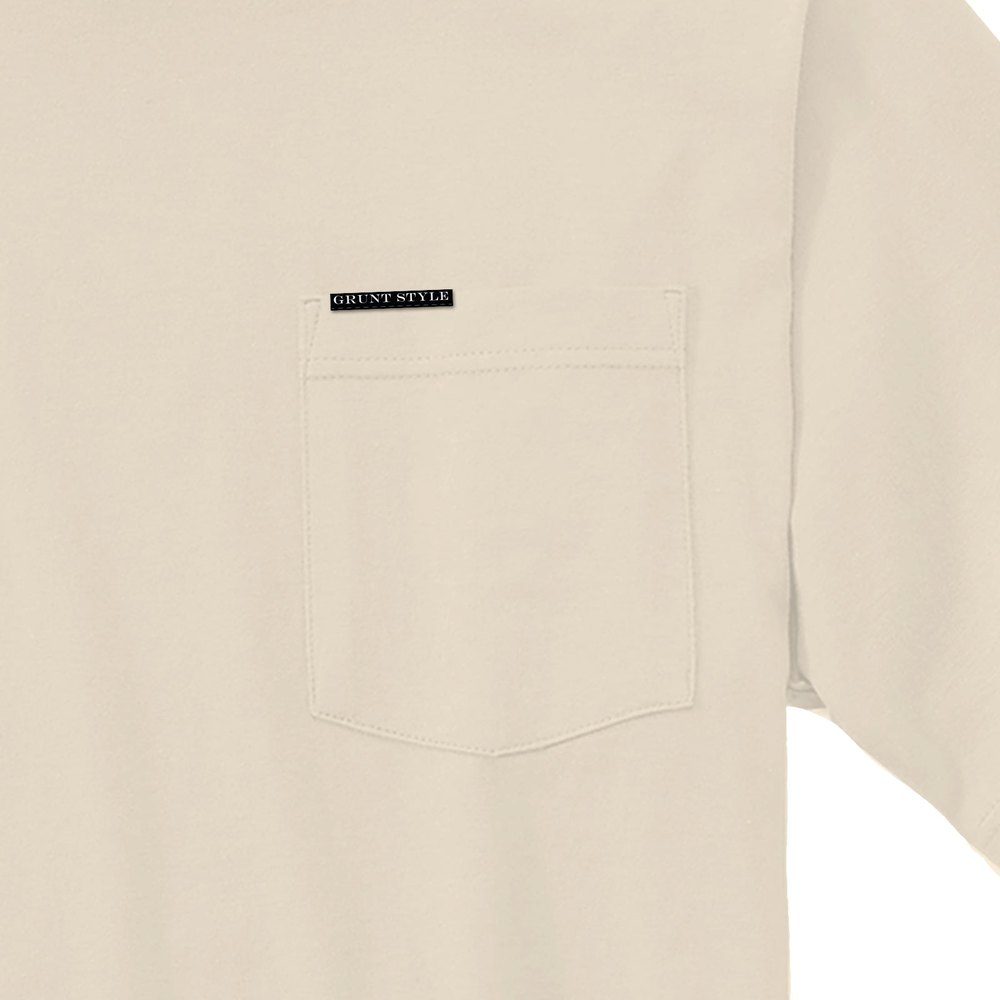Basic Heavyweight Pocket T-Shirt - Sand – Grunt Style, LLC
