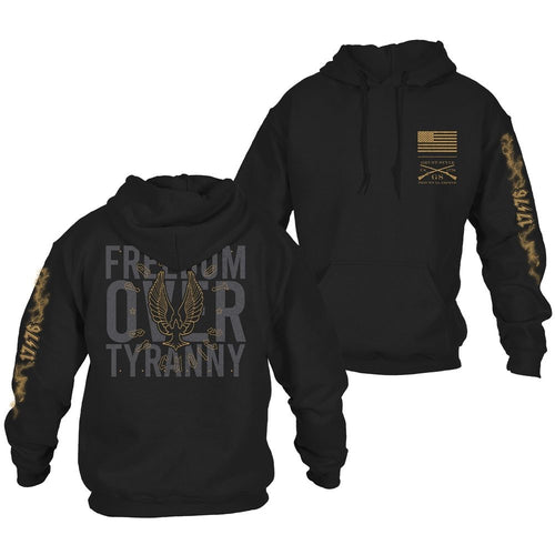 Grunt Style Freedom Over Tyranny Hoodie - Black hoodies