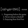 Grunt Style Tailgating Defined T-Shirt - Black artwork