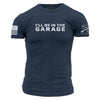 I'll Be In The Garage T-Shirt - Midnight Navy