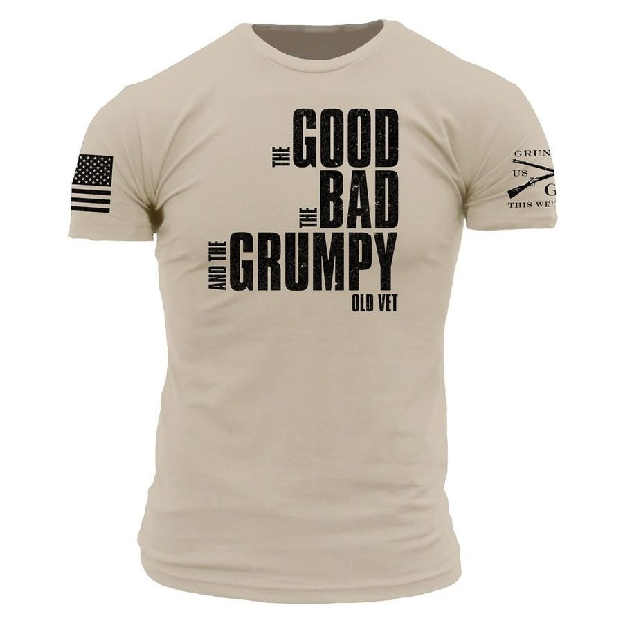 Grunt Style The Good. The Bad. The Grumpy. T-Shirt - Sand T-Shirt