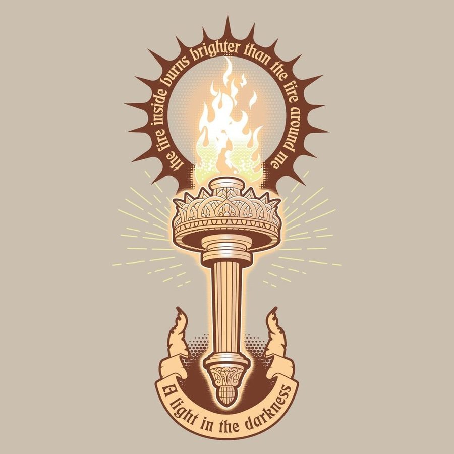 Light In The Darkness T-Shirt - Sand – Grunt Style