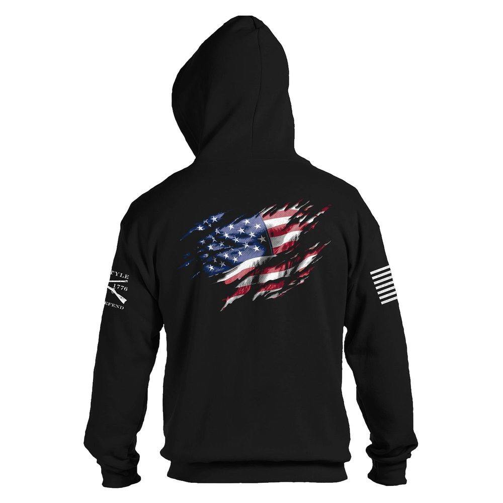 Grunt Style Still Standing Full-Zip Hoodie - Black full-zip hoods