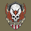 Grunt Style Born Defiant T-Shirt - Military Green artwork