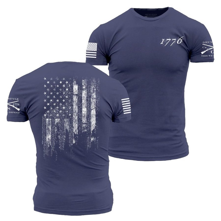 1776 Flag T-Shirt - Future Dusk