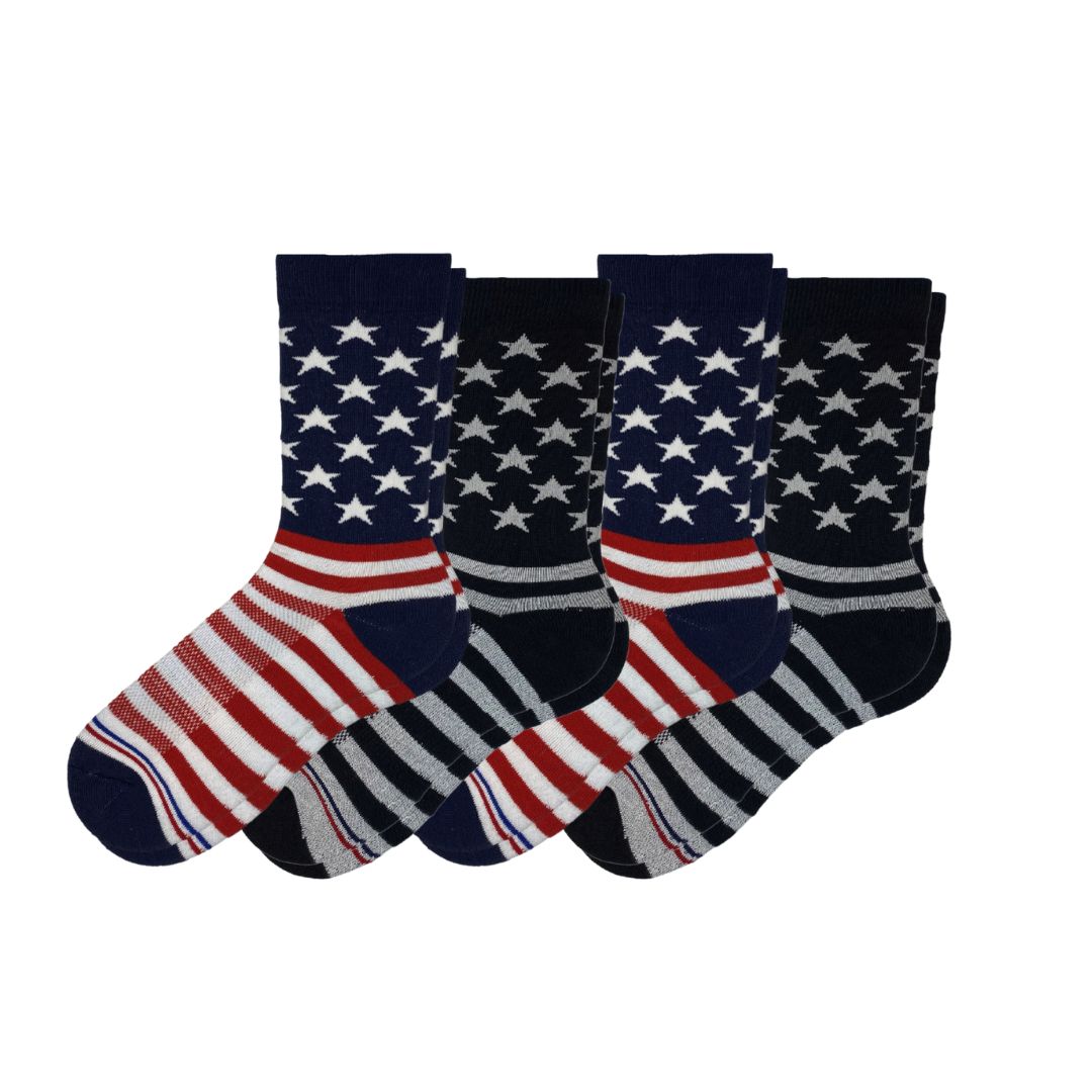 American Flag Socks - Patriotic Gear 