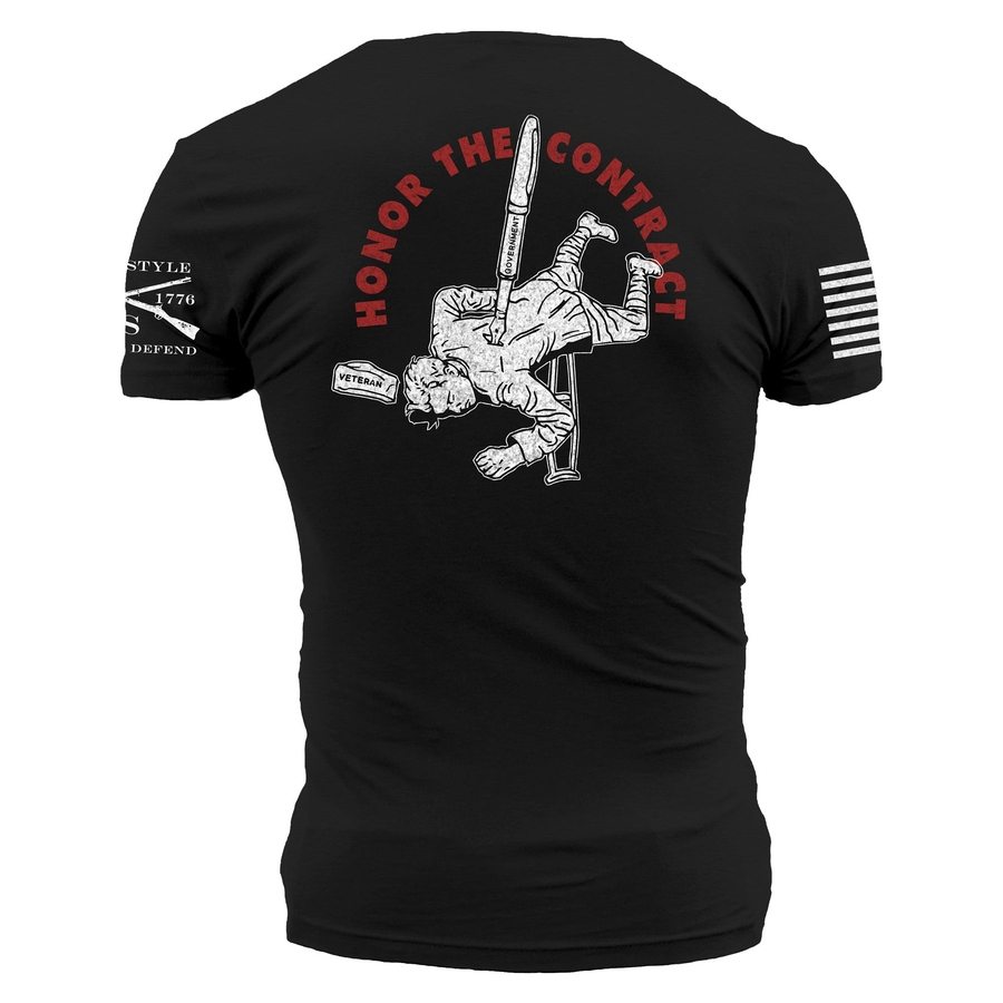Grunt Style VFW - Honor The Contract T-Shirt - Black T-Shirt