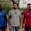 Grunt Style Freedom Flag T-Shirt - Dark Heather Gray T-Shirt