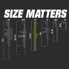 Grunt Style Gun Size Matters T-Shirt - Black artwork