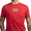 Grunt Style Freedom Flag T-Shirt - Red T-Shirt