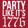 Grunt Style Party Like It 1776 T-Shirt - Red artwork