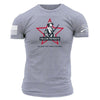 Grunt Style Fallen Patriots Men's Tee - Heather Gray T-Shirt