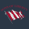 Grunt Style Sons Of Liberty 1767 Flag T-Shirt - Midnight Navy artwork