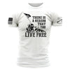 Grunt Style Live Free Men's Tee - White T-Shirt