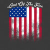 Grunt Style Men's Land Of The Free Tee - Charcoal artwork