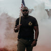 Grunt Style Patriot Til' Death T-Shirt - Charcoal T-Shirt