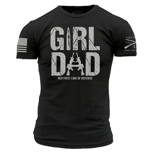 Grunt Style Girl Dad T-Shirt - Black T-Shirt