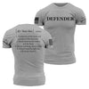 Grunt Style Defender Defined T-Shirt - Dark Heather Gray T-Shirt