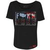 Grunt Style Women's F*ck'n Free Slouchy Fit T-Shirt - Black T-Shirt