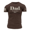Grunt Style Dad Carries T-Shirt - Heather Brown T-Shirt
