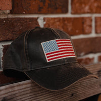 Full Color Flag Waxed Hat