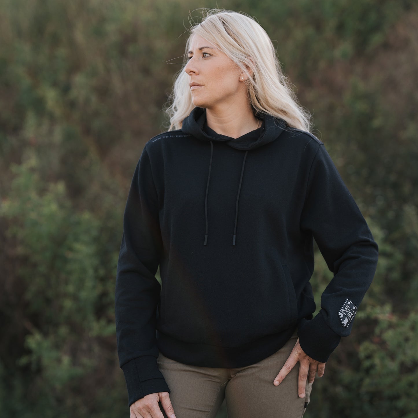 Women's Black Performance Hoodie for Active Lifestyles
