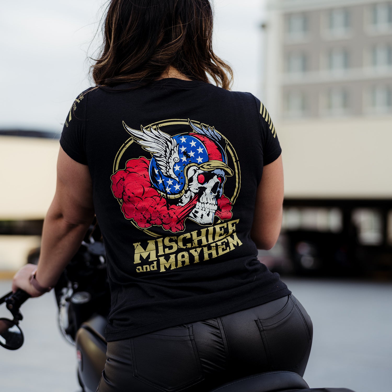 Patriotic Shirt - V-Neck - Mischief and Mayhem T-Shirt