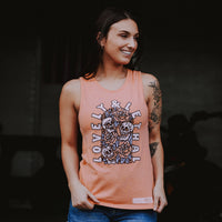 Women's Lovely & Lethal Everyday Tank - Heather Sunset