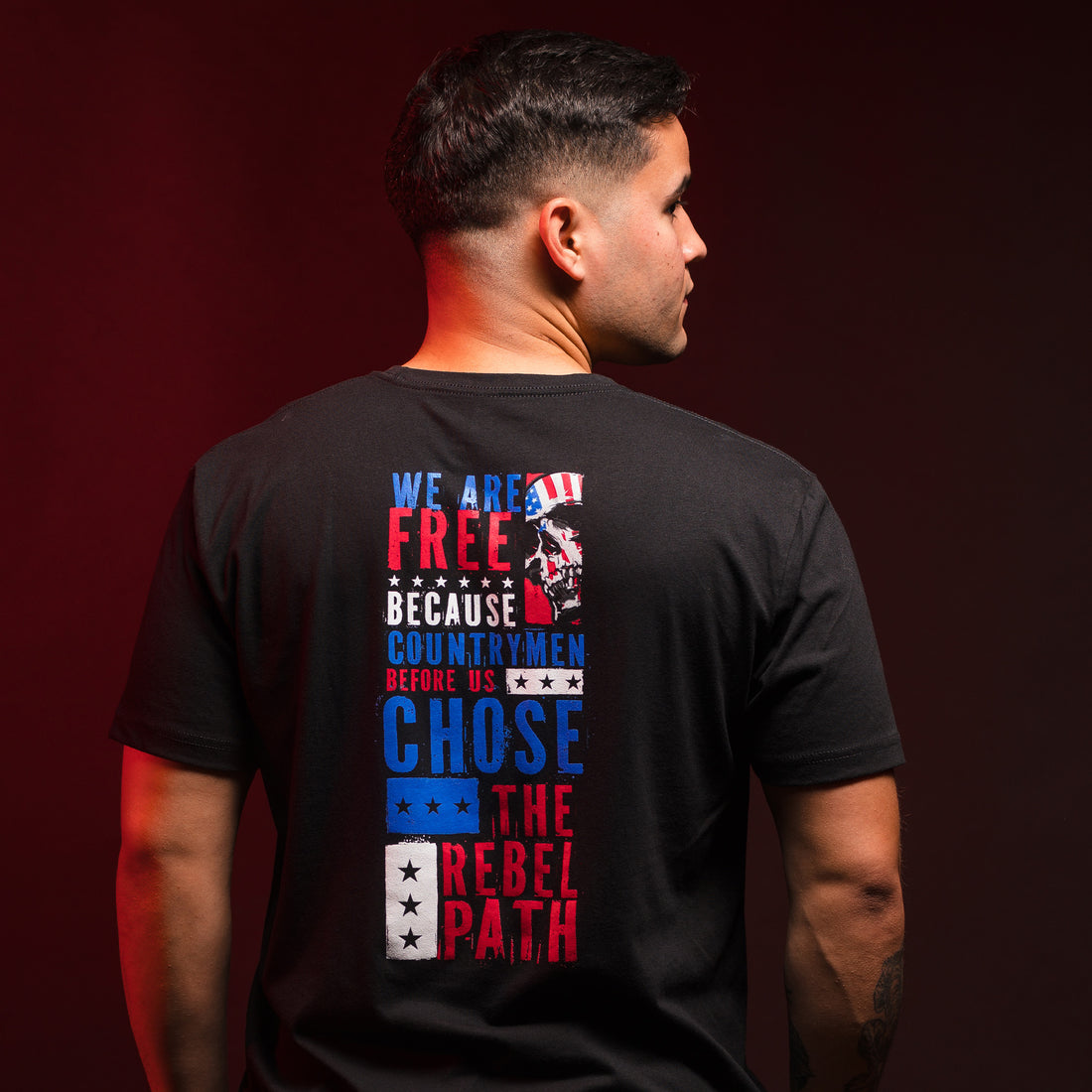 Rebel Path Patriotic Shirt for Men  