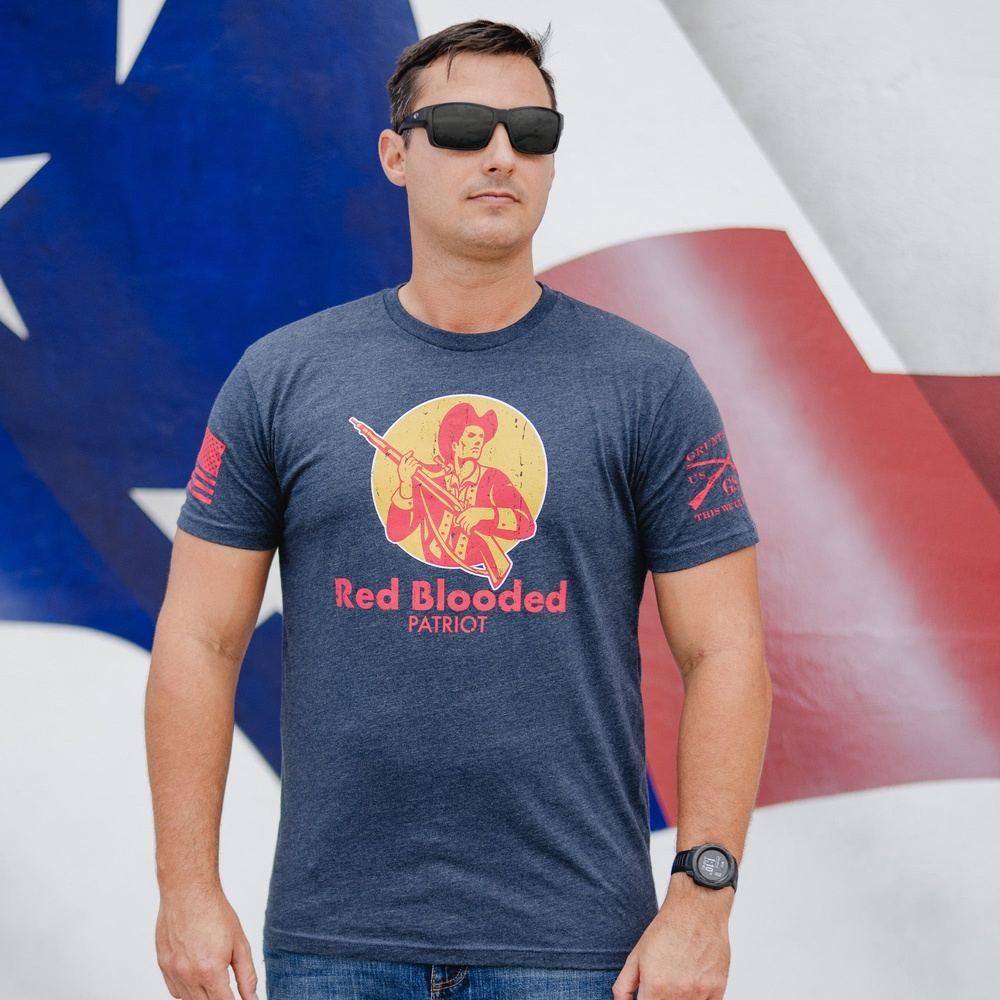 Red Blooded Patriot Shirt Grunt Style, LLC