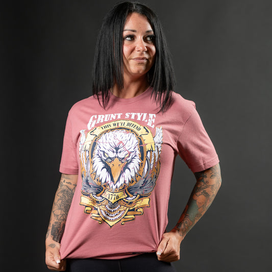 Women's Easy Rider Boyfriend Fit T-Shirt - Heather Mauve