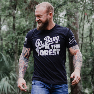 Go Bang In The Forest T-Shirt - Black