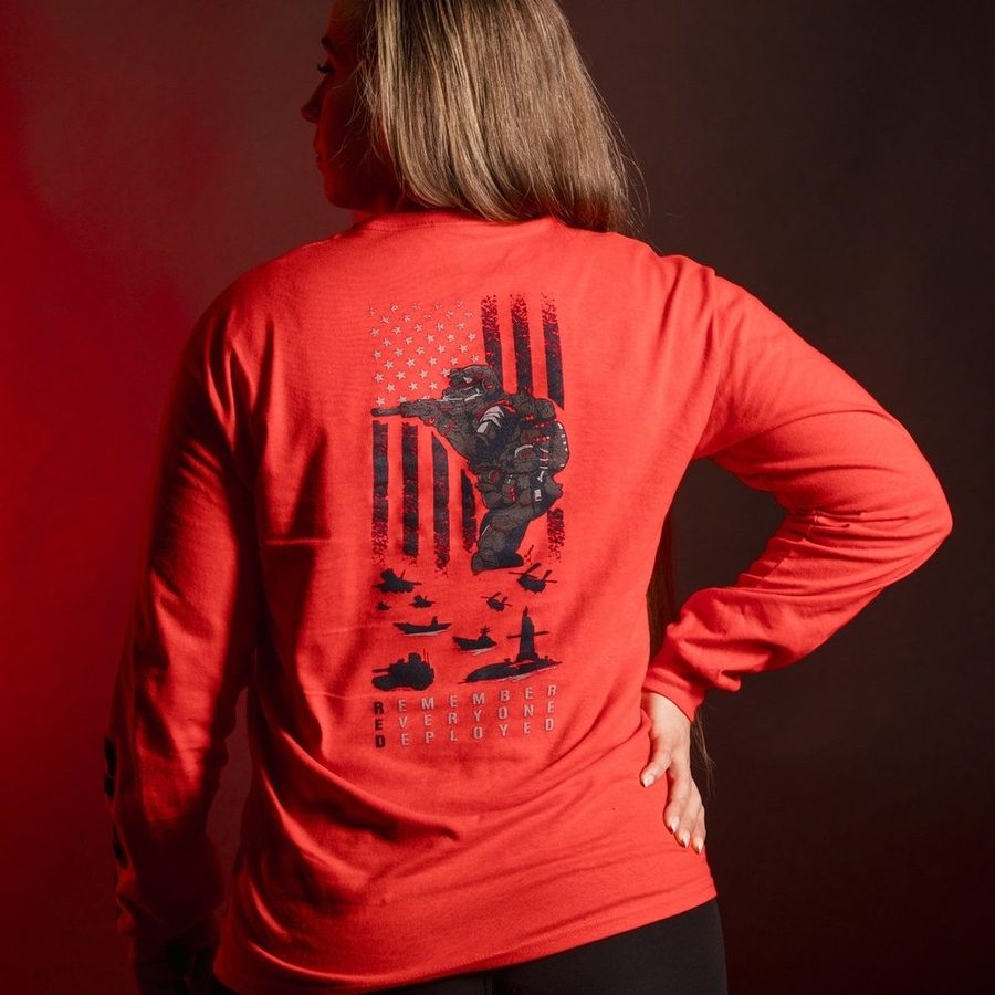 RED Friday Long Sleeve Red – Grunt Style, LLC - Main Image