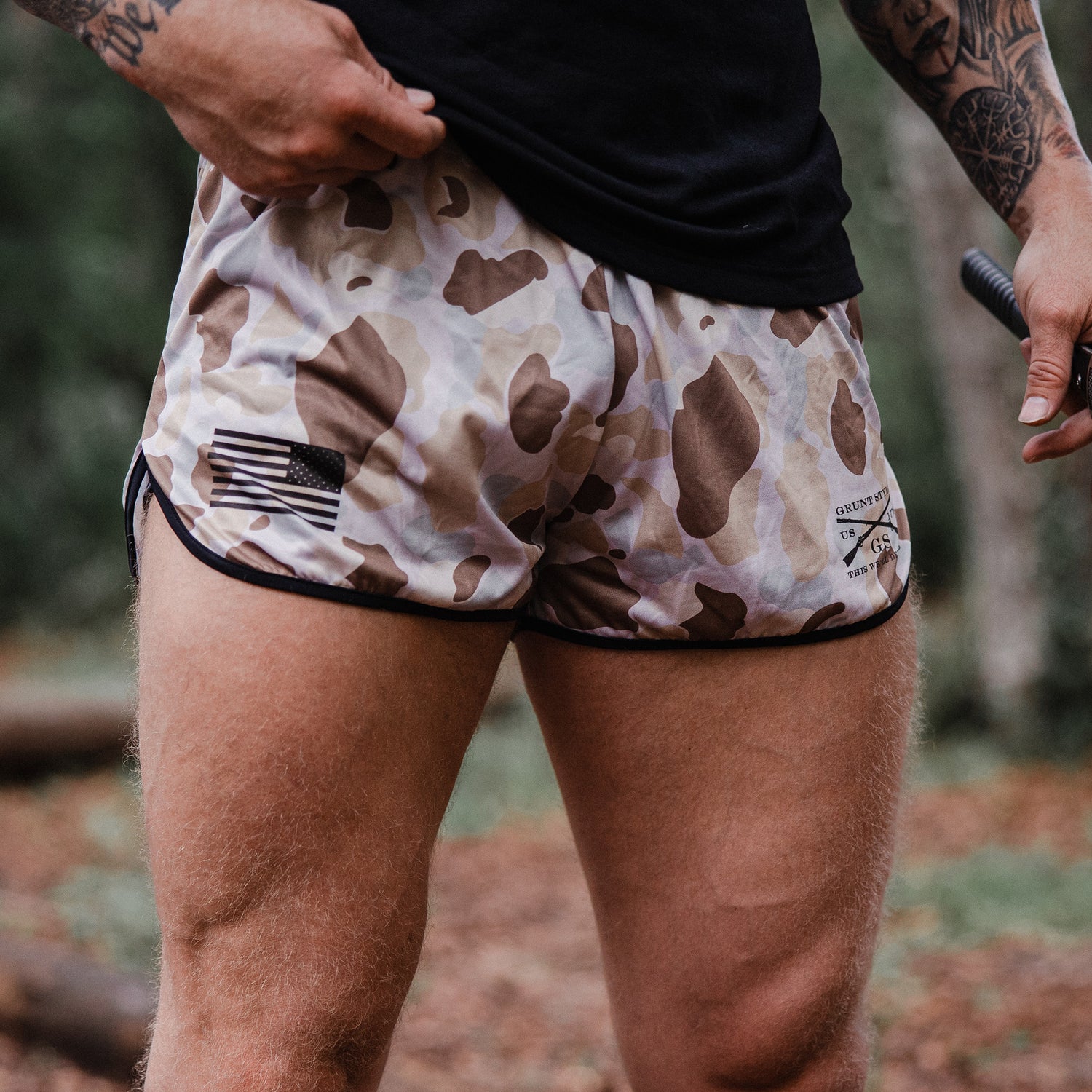 Men's Frog Skin Beach Camo Ranger Panty Shorts  | Grunt Style