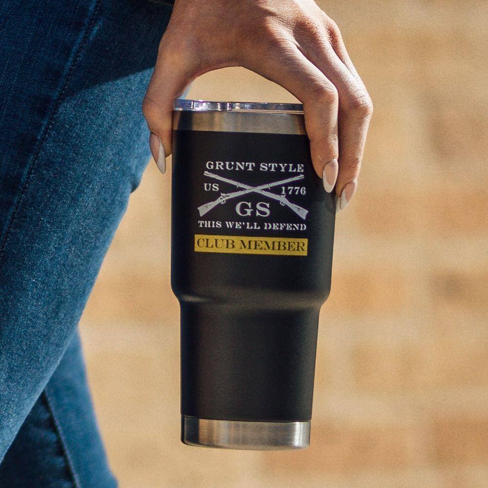 Club Grunt Style Member 20oz Stainless Steel Tumbler - Thumbnail 5