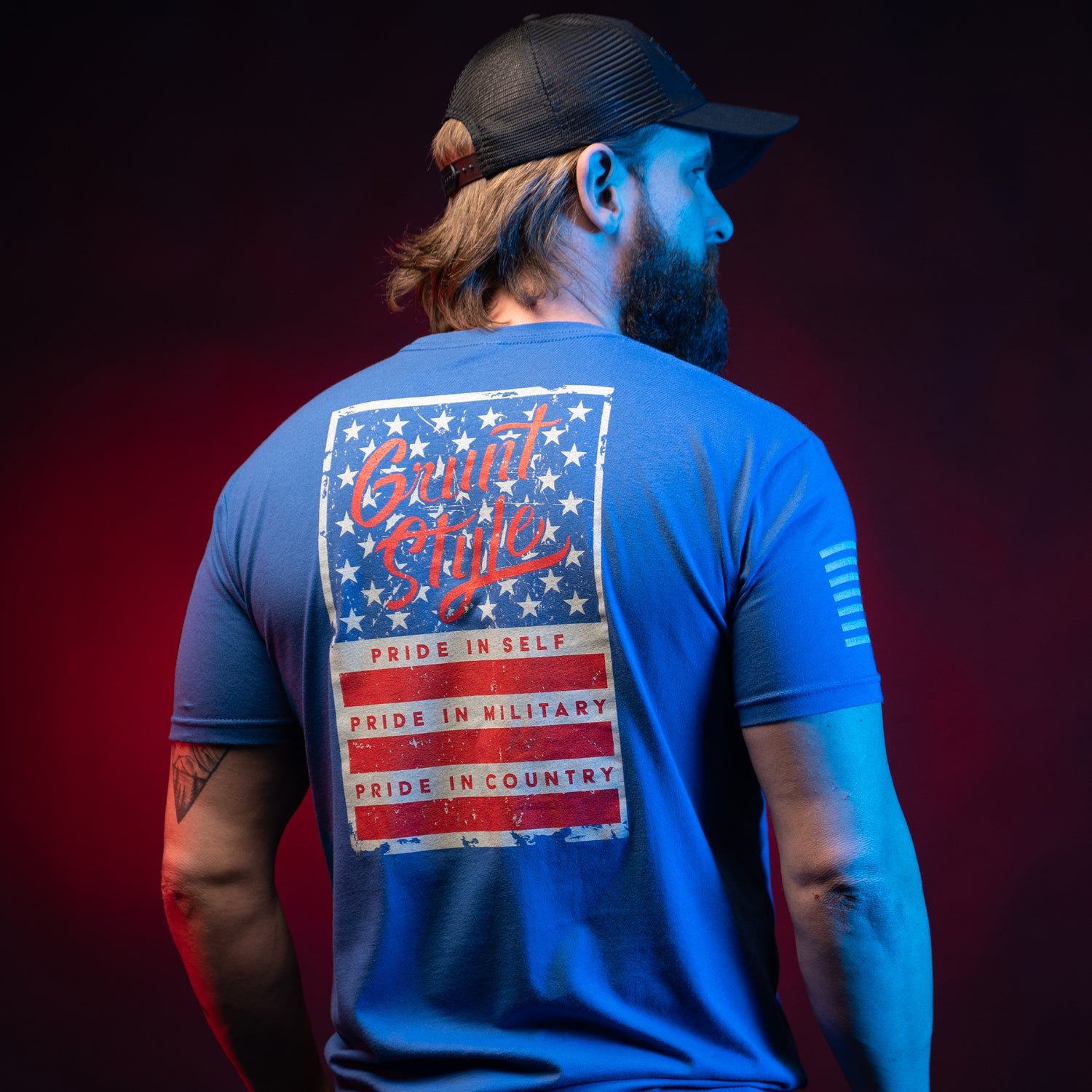 Patriotic T-Shirt - Stars and Bars Men's Shirt 