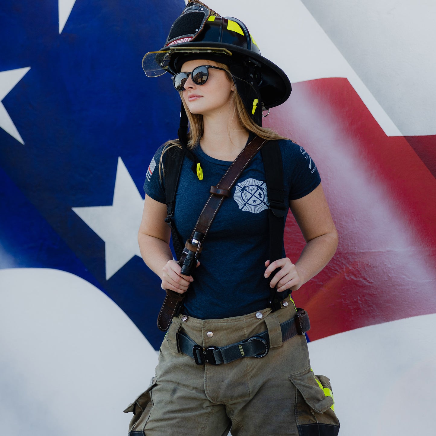 Firefighter Shirt for Women  - Wherever Flames May Range