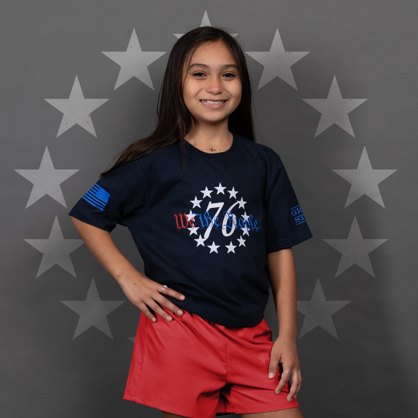 Patriotic Shirts for Kids - 76 We the People 