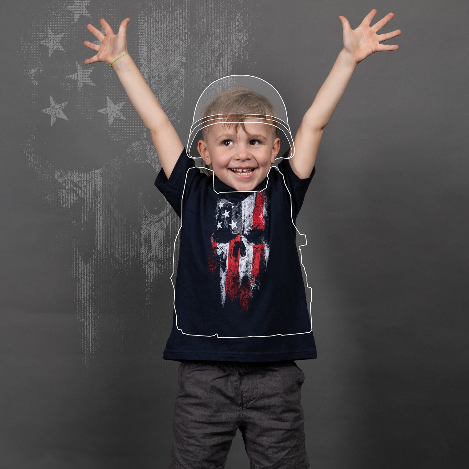 Patriotic Shirts for Kids - American Reaper 